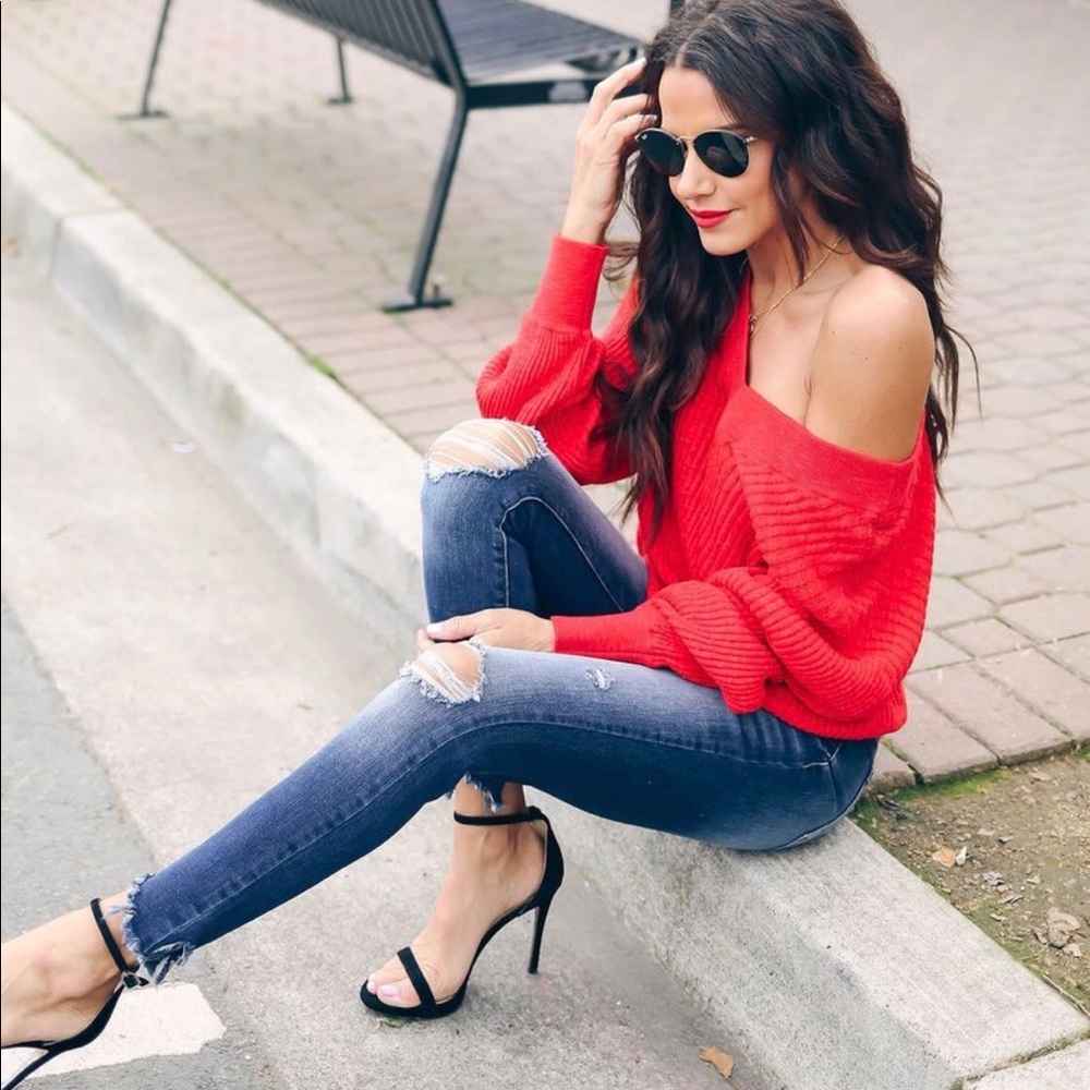 VICI Off the Shoulder Sweater